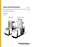 Jungheinrich EKS 515k Mode d'emploi