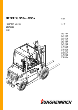 Jungheinrich TFG S35s Mode d'emploi