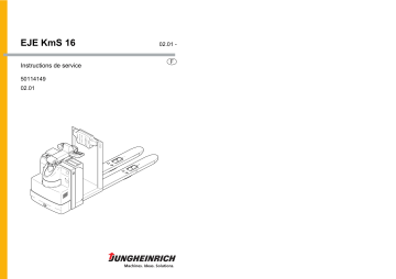 Jungheinrich EJE-KmS 16 Mode d'emploi | Fixfr