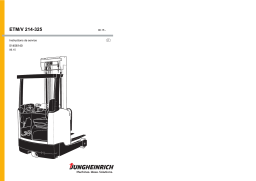 Jungheinrich ETV 320 Mode d'emploi