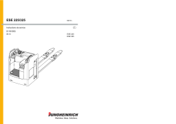 Jungheinrich ESE 325 Mode d'emploi