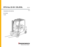 Jungheinrich EFG Vac 25 Mode d'emploi