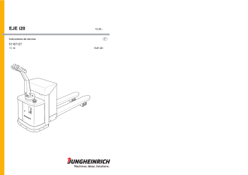 Jungheinrich EJE i20 Mode d'emploi | Fixfr