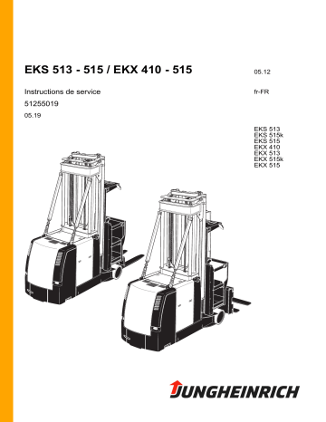 EKS 515 | EKX 410 | EKX 515 | Jungheinrich EKS 513 Mode d'emploi | Fixfr