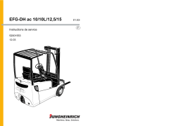 Jungheinrich EFG DH ac 12,5 Mode d'emploi