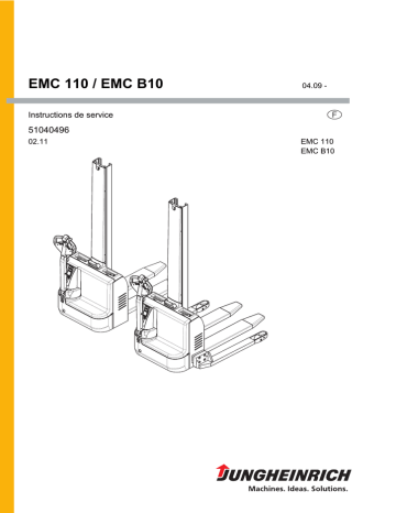 emc 110 | Jungheinrich EMC B10 Mode d'emploi | Fixfr
