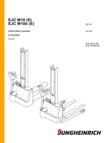 Jungheinrich EJC M10 (E) Mode d'emploi | Fixfr