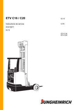 Jungheinrich ETV C16 Mode d'emploi