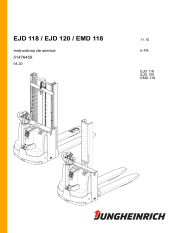 EJD 118 | EJD 120 | Jungheinrich EMD 118 Mode d'emploi | Fixfr