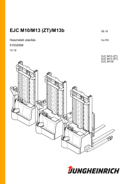 Jungheinrich EJC M10 (ZT) Mode d'emploi