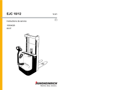 Jungheinrich EJC 10/12 Mode d'emploi