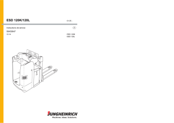 ESD 120L | Jungheinrich ESD 120K Mode d'emploi | Fixfr