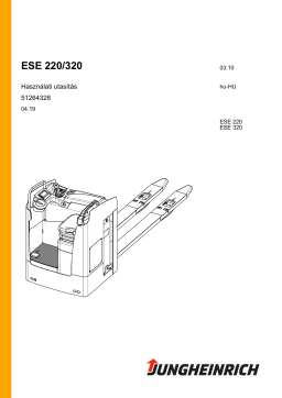 Jungheinrich ESE 220 Mode d'emploi