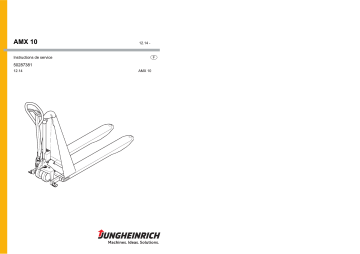 Jungheinrich AMX 10 Mode d'emploi | Fixfr