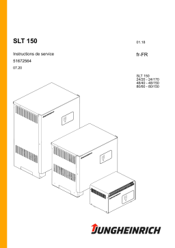 Jungheinrich 24/20 - 24/170 Mode d'emploi