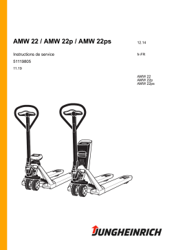 Jungheinrich AMW 22p Mode d'emploi