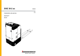 Jungheinrich EKE 30-2 ac Mode d'emploi