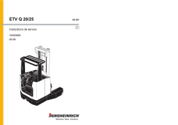 Jungheinrich ETV-Q 20/25 Mode d'emploi