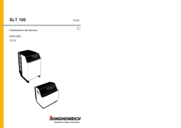 Jungheinrich SLT 100 Mode d'emploi