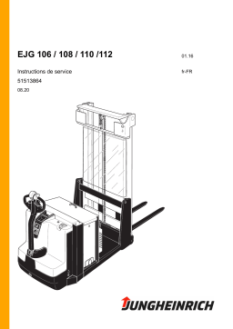 Jungheinrich EJG 112 Mode d'emploi