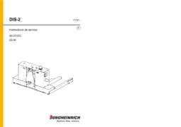 Jungheinrich DIS 2 Mode d'emploi
