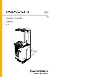 EKC 12,5-16 | Jungheinrich EKC-Z 12,5-16 Mode d'emploi | Fixfr