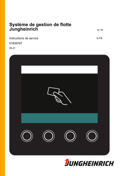 Jungheinrich Flottenmanagement Mode d'emploi