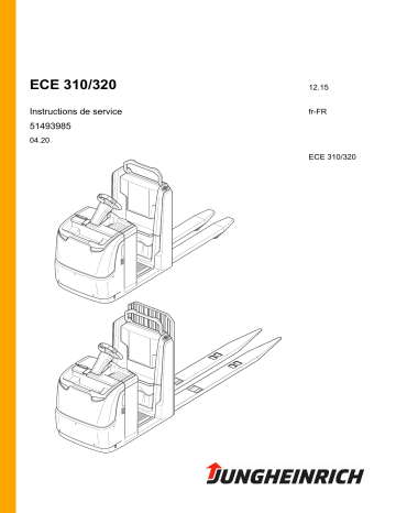 ECE 320 | ECE 310/320 | Jungheinrich ECE 310 Mode d'emploi | Fixfr