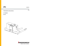 Jungheinrich IPC Mode d'emploi
