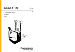 Jungheinrich EJC/EJC-Z 14/16 Instructions + AI Chat & PDF