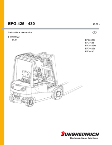 EFG 430 | EFG 425s | Jungheinrich EFG 425ks Mode d'emploi | Fixfr