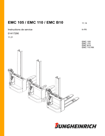 EMC 105 | EMC 110 RK | emc 110 | Jungheinrich EMC B10 Mode d'emploi | Fixfr