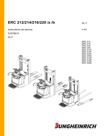 ERC 214z | ERC 216 | ERC 212 | ERC 214 | ERC 216z | ERC 212z | ERC 212b | ERC 214b | ERC 220b | ERC 216b | ERC 220z | Jungheinrich ERC 220 Mode d'emploi | Fixfr