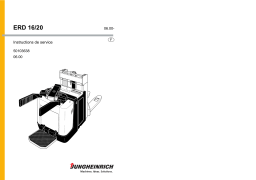 Jungheinrich ERD 16 Mode d'emploi