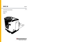 Jungheinrich EKE 20 Mode d'emploi