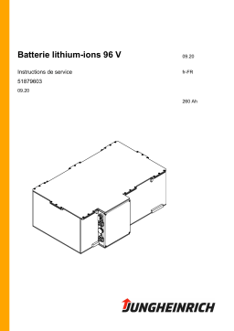 Jungheinrich 260 Ah Mode d'emploi