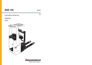 Jungheinrich ESD 120 Mode d'emploi | Fixfr