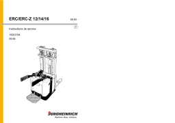 Jungheinrich ERC/ERC-Z 12/14/16 Mode d'emploi