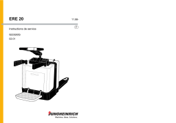 Jungheinrich ERE 20 Mode d'emploi