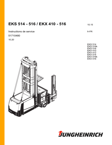 EKS 516k | EKS 514 | EKX 410 | EKX 516k | EKX 412 | EKX 514 | EKX 516 | Jungheinrich EKS 516 Mode d'emploi | Fixfr