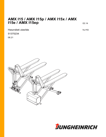 AMX I15x | AMX I15e | AMX I15ep | Jungheinrich AMX I15p Mode d'emploi | Fixfr