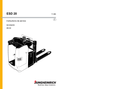 Jungheinrich ESD 20 Mode d'emploi