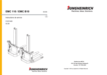 emc 110 | Jungheinrich EMC B10 Mode d'emploi | Fixfr