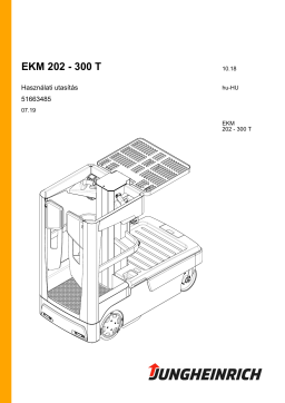 Jungheinrich EKM 202 - 300 T Mode d'emploi