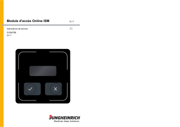 Jungheinrich ISM Mode d'emploi | Fixfr