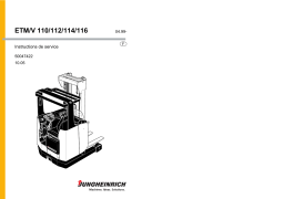 Jungheinrich ETM 112 Mode d'emploi