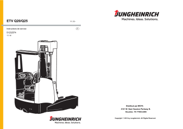 ETV Q20 | Jungheinrich ETV Q25 Mode d'emploi | Fixfr