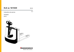 Jungheinrich ELE ac 20 Mode d'emploi