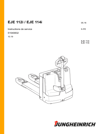 EJE 112i | Jungheinrich EJE 114i Mode d'emploi | Fixfr