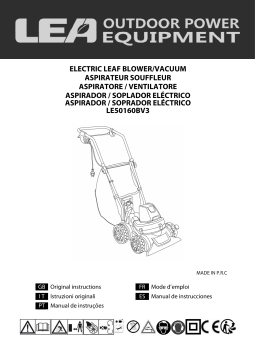 LEA Electric Leaf Blower/Vacuum Mode d'emploi